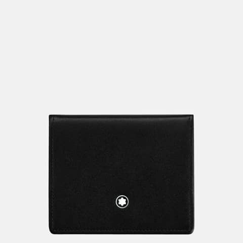 Portamonete Montblanc Meisterstück - 8,5x7 cm - nero - MB198332